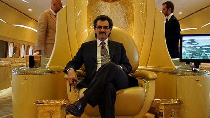 Saúdský princ Valid Bin Tálal. Zdroj: listhogs.com